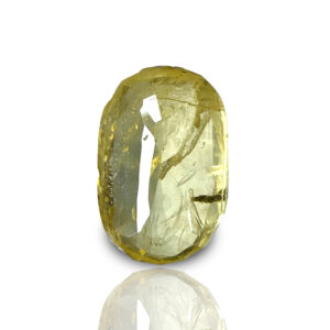 Yellow sapphire (Pukhraj) 5.00 Carat Back